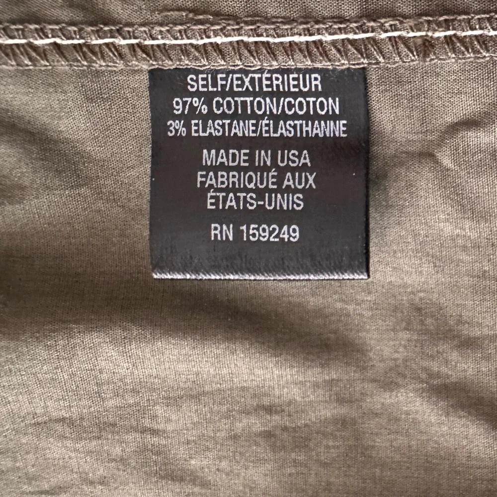 TWP Dutton Oversized Stretch Cotton Poplin Western Shirt  Olive - Picture 11 of 12